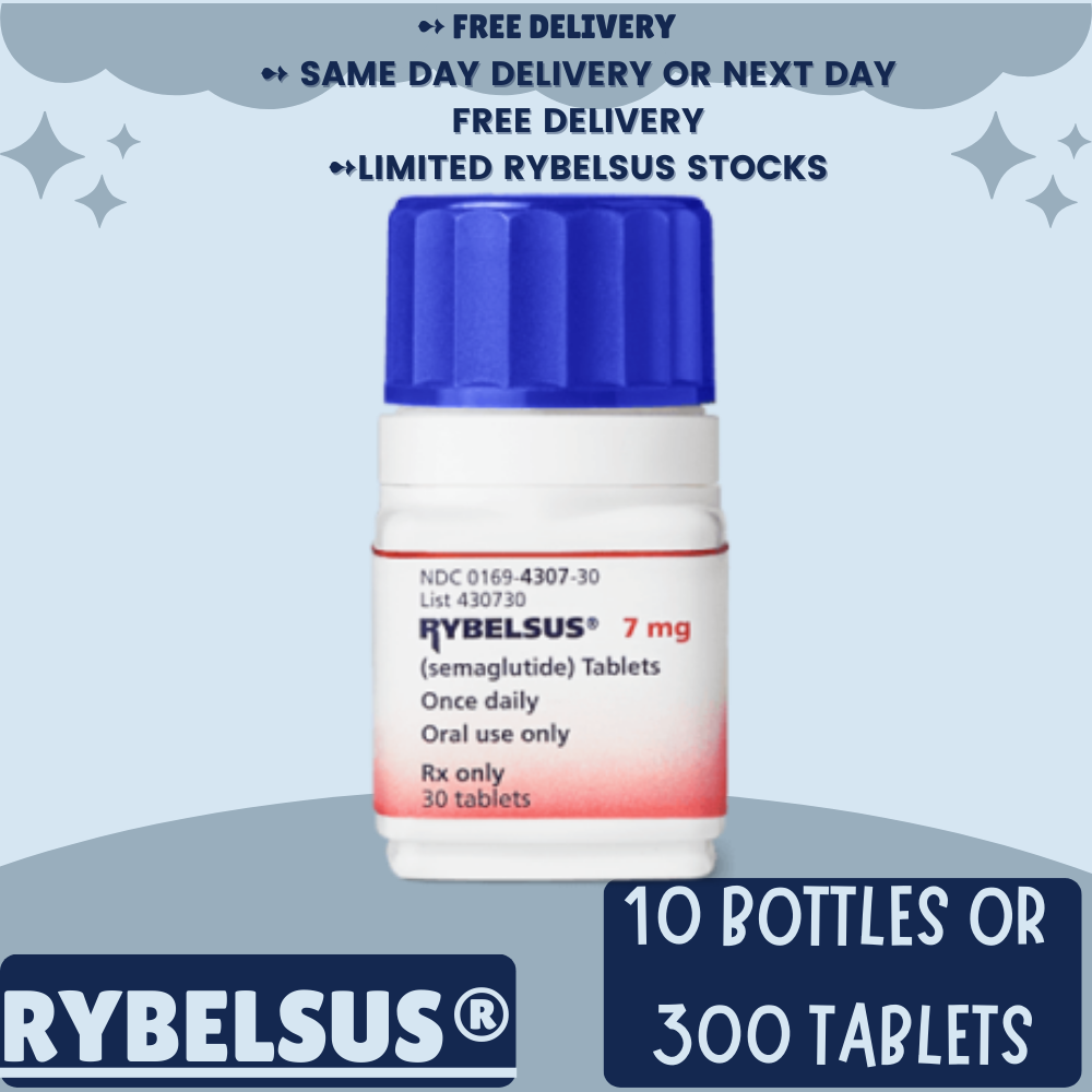 RYBELSUS Semaglutide 3 mg, Appetite Suppressant for Weight Loss, From Package of 7 Bottles or 210 tablets , Choices of 3 mg, 7 mg, 14mg, Ship from Philippines