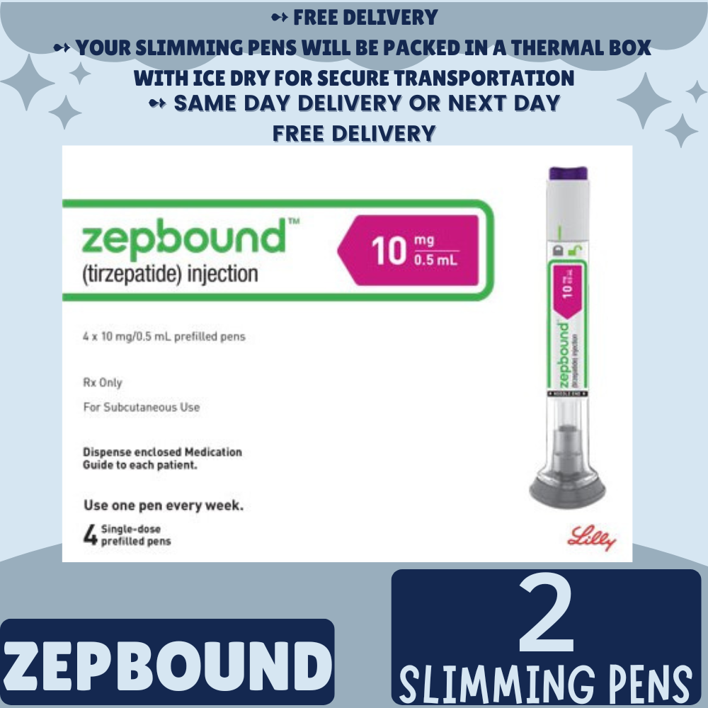 Zepbound Tirzepatide 2.5 mg Appetite Suppressant Pens for Weight Loss, From Package of 21 Pens, 2.5 mg, 5 mg, 7.5 mg, 10 mg, 12.5 mg, 15 mg, Ship from Philippines