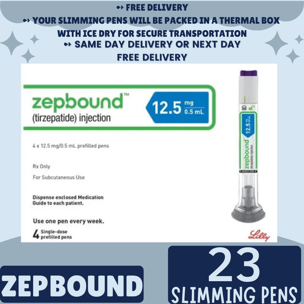 Zepbound Tirzepatide 2.5 mg Appetite Suppressant Pens for Weight Loss, From Package of 21 Pens, 2.5 mg, 5 mg, 7.5 mg, 10 mg, 12.5 mg, 15 mg, Ship from Philippines