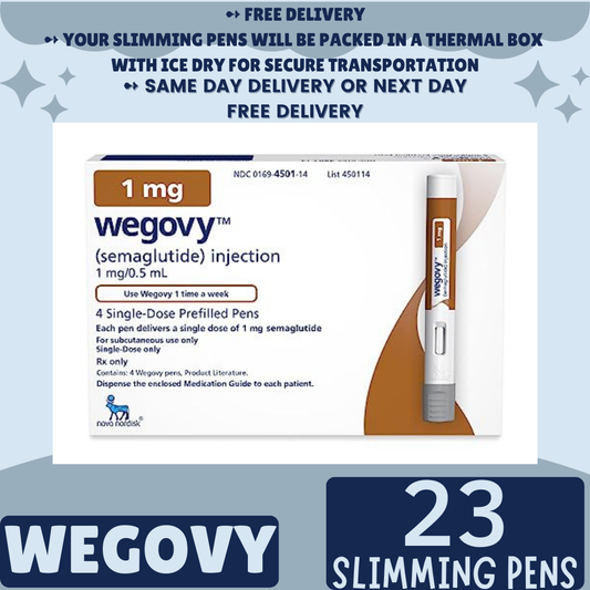Wegovy Semaglutide 1 mg, Appetite Suppressant for Weight Loss, From Package of 23 Pens, Choices of  0.25 mg, 0.5 mg, 1 mg, 1.7 mg, 2.4 mg, Ship from Philippines