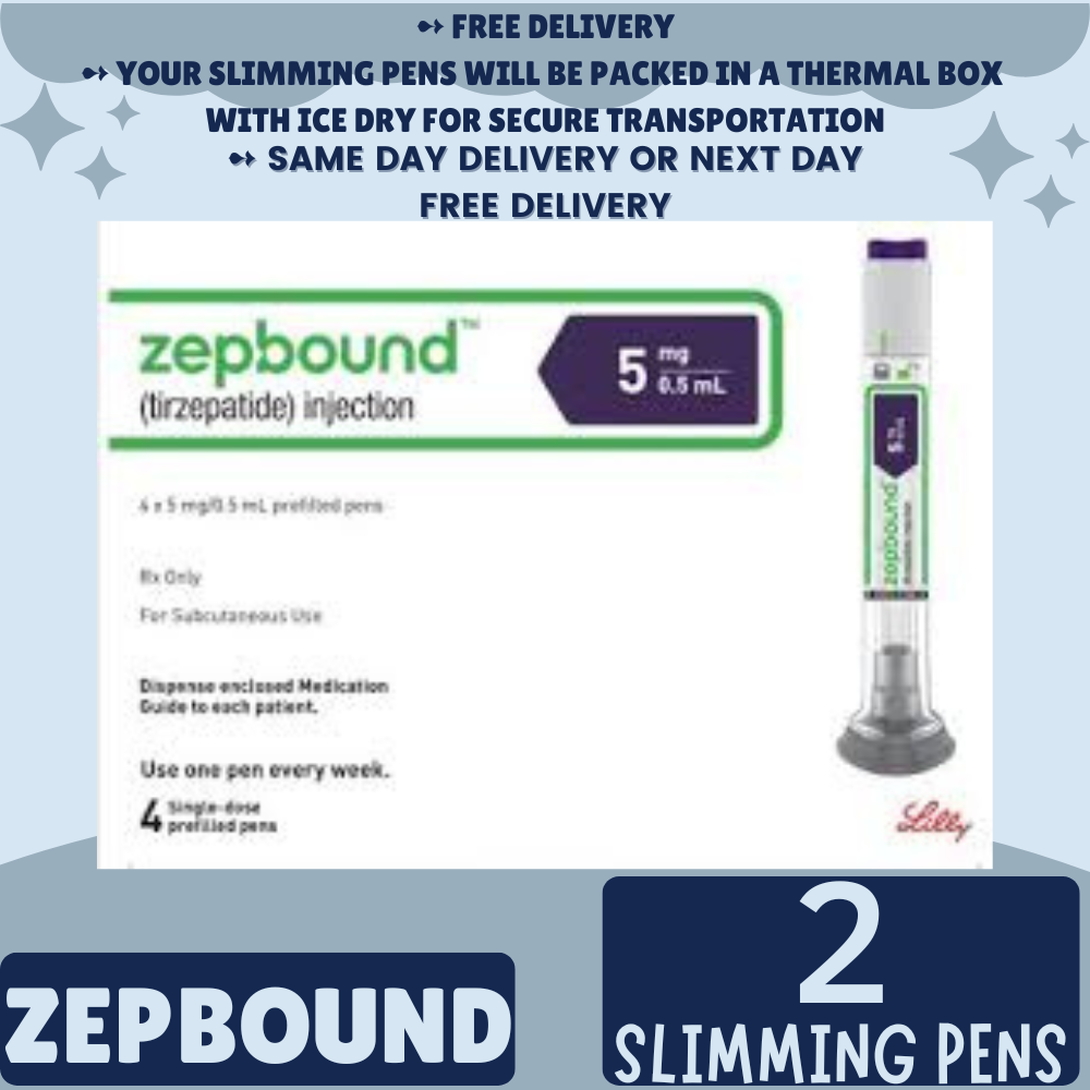 Zepbound Tirzepatide 2.5 mg Appetite Suppressant Pens for Weight Loss, From Package of 21 Pens, 2.5 mg, 5 mg, 7.5 mg, 10 mg, 12.5 mg, 15 mg, Ship from Philippines
