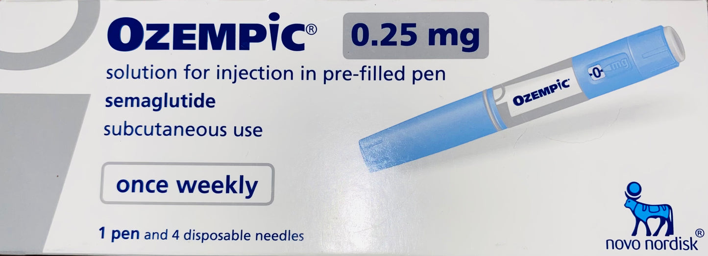 Ozempic Semaglutide 0.25 mg RETAIL PRICE