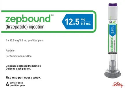 Peptide-Powered Satiety Boost Zepbound Tirzepatide Skinny Pens for Weight Loss, 2.5 mg, 5 mg, 7.5 mg, 10 mg, 12.5 mg, 15 mg, Snack stopper