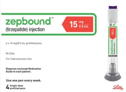 Satiety-Boosting Technology Zepbound Tirzepatide Skinny Pens for Weight Loss, 2.5 mg, 5 mg, 7.5 mg, 10 mg, 12.5 mg, 15 mg, Weight Management Pens